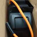 VEVOR Retractable Air Hose Reel, 3/8IN x 50FT Hybrid Air Hose Max 300PSI, Air Compressor Hose Reel with 5 ft Lead in, Ceiling/Wall Mount Enclosed Air Reel, 180 Swivel Mount