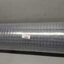 16 Gauge Galvanized Hardware Cloth 48in x 100ft Silver 1 inch Welded Garden Fence Roll for Gardens, Chicken Coops & Poultry Animal Netting Cage