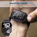 4 Pack for Apple Watch Series 10 46mm Screen Protector [Easy Installation Kit] Soft TPU Clear Film for iWatch Accessories, HD Full Coverage, Anti Scratch, Touch Sensitive, Bubble Free