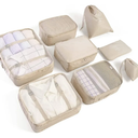 Bagail 8 Set Packing Cubes for Suitcases Travel Luggage Packing Organizers,Travel Accessories Essentials Luggage Organizer with Shoe/Tioletry/Laundry Bag