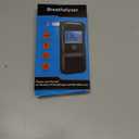 Breathalyzer, Alcohol Breathalyzer Tester with LCD Digital Display, Portable Breathalyzer for Home and Party Use (Includes 10 Mouthpieces)