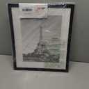 upsimples 12x14 Frame, Display Pictures 9x11 with Mat or 12x14 Without, Wall Hanging Photo Frame, Black, 1 Pack