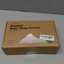 KeaBabies Baby Wrap Carrier - All in 1 Original Baby Carrier Newborn to Toddler Sling, Easy to Wear, Hands Free Bonding, Lightweight, Breathable Infant Wraps (Stone Gray)