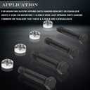 9/16" -18 x 3 Trailer Leaf Spring Shackle Bolt & Lock Nut for 1-3/4" Wide Leaf Springs onto Hanger Brackets Or Equalizers