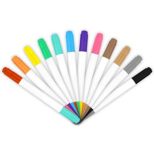 YR Dual Sided Neon Pens For Light Up LED Board, Neon Markers Applicable For Draw, Sketch, Create, Doodle, Art, Write, Learning Tablet, 12 Packs