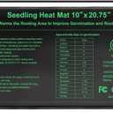 HYDGOOHO Seedling Heat Mat, 10"x 20.75" Plant Heating Pad for Home Gardening Seed Starting, MET Certified Waterproof Durable Germination Station Heat Mat