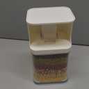 QWORK Wall-Mounted Scent Booster Beads Dispenser and Laundry Detergent Organizer with Transparent Design