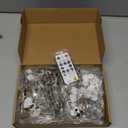 HXWEIYE 300LED Fairy Curtain Lights, 9.8x9.8Ft USB Plug-in 8 Modes Christmas String Hanging Lights with Remote for Bedroom Backdrop Wedding Indoor Wall Decor, Warm White, Standard  2 Pack