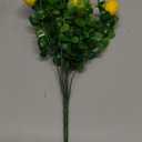 Tigeen 12 Pack Lemon for Decoration Fake Lemon Branches Artificial Vivid Yellow Faux Lemons Tables Centerpiece for Kitchen Stem Fruits for Home Spring Summer Decor