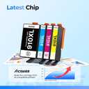 910XL Ink Cartridges for HP Printers Compatible with HP 910 Ink Cartridges Combo Pack 910 XL Ink 910XL Black and Color Combo Pack Use with OfficeJet 8020 8025 8035 Printers (4 Pack)