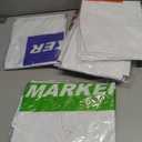 12 Set Dry Erase Marker Costume for Adults, Halloween Marker Costumes for Teachers Apron and Cardstock Hat Crayon Funny Outfit for Halloween Cosplay Dress up