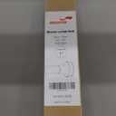 BRIOFOX Shower Curtain Rod 43-73 Inches Matte Black, Rustproof and Non-Fall Down Spring Tension Rod for Window or Bathroom, Stainless Steel