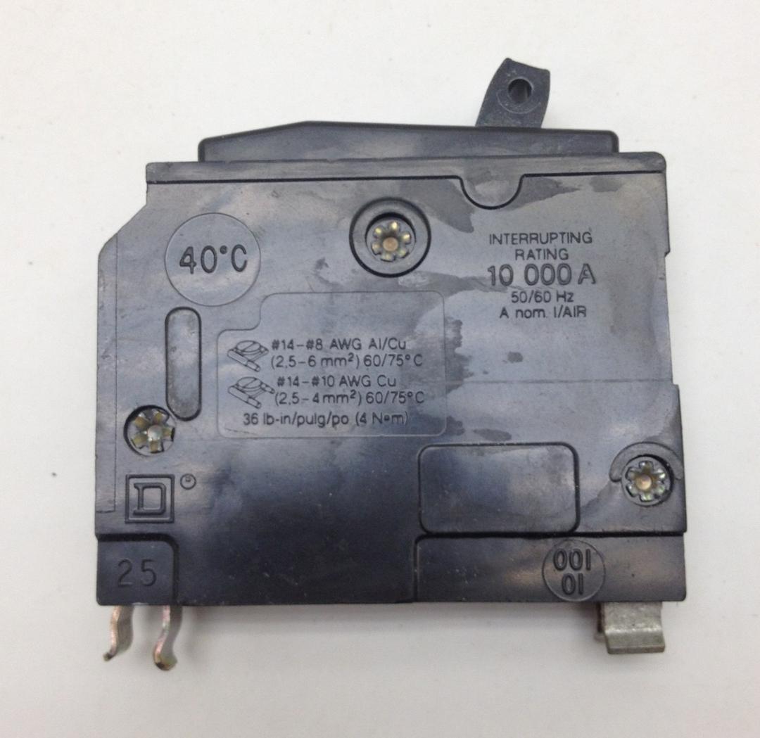 D Circuit Breaker 20A 120/240VAC 10kA N-5808 #7030