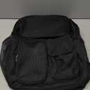 PACKISM Mesh Backpack for School - 17 Inch Large Heavy Duty Mesh Bookbag for Boys Girls, See Through School Backpack with 3 Front Pockets for Students, Black (Age 12+)