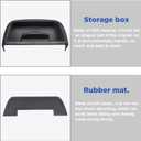 Carwiner Center Console Dash Storage Tray for 2021-2024 Ford Bronco Sport CX430 Console Dashboard Organizer with Cellphone Holder Storage Box Insert Accessories