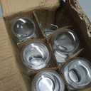 Jarsoph 6pcs 18oz Glass Juice Bottles with Lid, Clear Water Bottle Drink Containers with Caps, Reusable Tall Mason Jar for Drinking, Smoothie and Other Beverages BPA Free 100% Leak Proof Drinking Jar