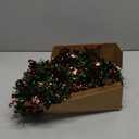 50 FT Football Party Decorations, Football Tinsel Garland Brown Green Shiny Metallic Twist Football Garland for Sports Game Home Tree Mantle Stairs Indoor Outdoor Football Party Decorations