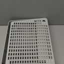 Adjustable 3 Steps Cat Litter Box Step, Litter Box Ramp with Filter Function, Non-Slip, Easy to Clean,Cat Litter Stair for Small & Elderly Cats (Light Grey)