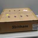 CubiCubi Modern Ceiling Fans, 20 Inch Black Ceiling Fan with Lights and Remote Control, APP, LED Fandelier with 3CCT and 6 Wind Speeds, Low Profile Ceiling Fans with Lights for Bedroom, Office