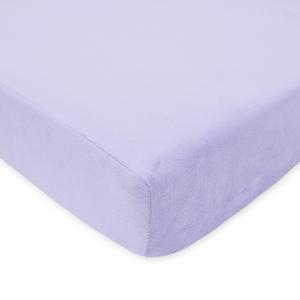 American Baby Company Heavenly Soft Chenille Fitted Crib Sheet 28" x 52", Warm and Cozy Neutral Chenille Sheet, Lavender, for Boys and Girls, Fits Crib and Toddler Bed mattresses