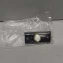 Vintage Style Wired Doorbell Button with Light, Replacement Doorbell Button for Existing Wired Systems, Antique Brass Finish for Home and Office (C)