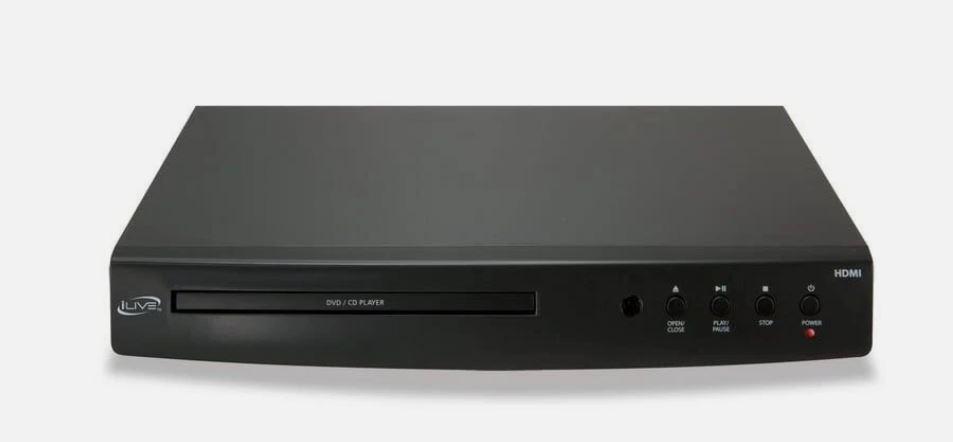iLive DVD Player with HDMI Conversion, DH300BI, Black
