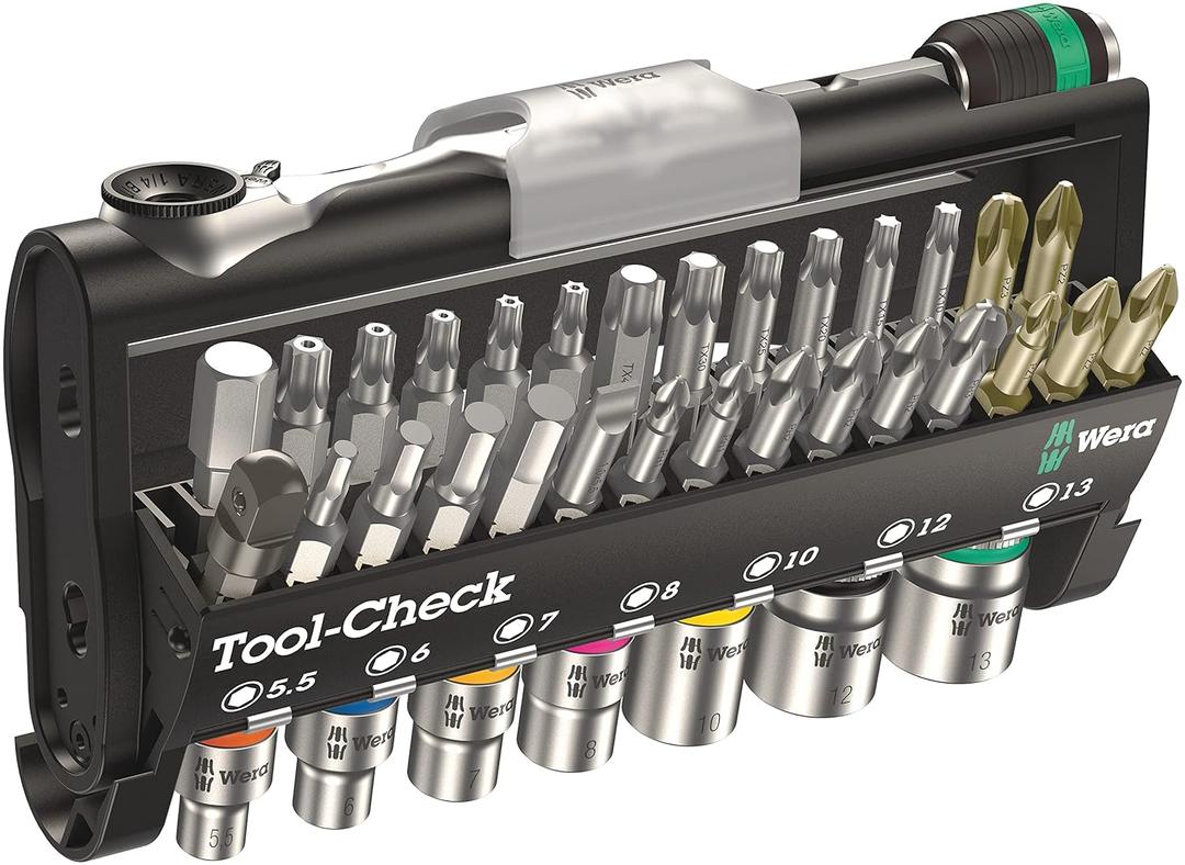 Tool-Check 1 BITS Assortment with Ratchet + SOCKETS