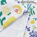 Floral Shower Curtain for Bathroom Decor, Modern Asthetic Bathroom Curtain Set, Waterproof Fabric Shower Curtain with Hooks, Artwork by Artist, Machine Washable, 72x72 in