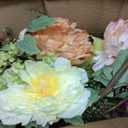 Nearly Natural 4665 Mixed Mini Peony Centerpiece Silk Flower Arrangement,10"D x 34"W x 6.5"H