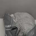 Super Soft Luxury Fleece Sherpa Weighted Blanket for Teens, 3lbs Small Weighted Lap Blanket for Adults, Turtle Shell Cozy Warm Throw for Winter, Compact Heavy Blanket for Sleep & Travel, Grey, 36"x48"