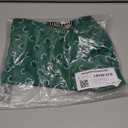 Amazon Essentials Women's Regular-Fit Georgette Short Sleeve Top (X-Large, Green White Floral)