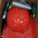 Boys Dress up Trunk Costumes Set,15pcs Pretend Role Play Set Fireman, Police, Construction Worker Costume with Accessories for Kids Ages 3-7