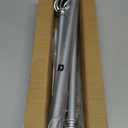 Luvenia Silver Decorative Curtain Rods,Adjustable Curtain Rod For Windows 30 to 60 Inch(2.5-5Ft),Curtain Rod For Bedroom, Living Room,Kitchen,Farmhouse