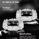 cciyu 19-2985 19-2984 Front Left & Right Brake Calipers Without Bracket For Toyota For 4Runner/For FJ Cruiser/For Tacoma/For Tundra