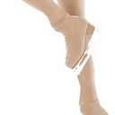 Kami-So Over The Boot Figure Skating Tights | Soft, Stretchy Leggings for Women & Girls | Cozy Tan Boot Covers (11-14)