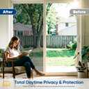 One Way Window Film Sun Blocking for Home,Daytime Privacy Mirror Tint, 45.2 x 78.7 Inch