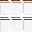 TOPS 8.5 x 11 3/4 Legal Pads, 12 Pack, The Legal Pad Brand, Wide Ruled, White Paper, 50 Sheets Per Writing Pad, Made in the USA (7533)