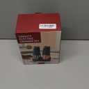 CIRCLE JOY Gravity Electric Salt and Pepper Grinder Set Automatic Shakers Upgraded Pepper Mill with Rechargeable Base, External Adjustable Coarseness, LED Light, Easy Refill for Kitchen & Outdoor