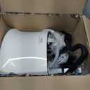 Standing Garment Steamer Professional Steamer for Clothes 25s Fast Heat-up with Rotating Ironing Head 1.6L/54 fl.oz Water Tank, Self-cleaning Function, Foldable Ironing Board, Ironing Gloves (White)