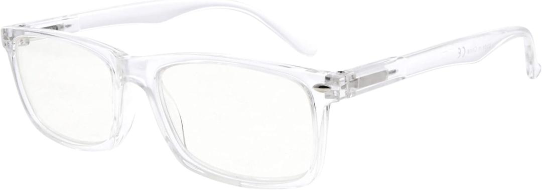 Eyekepper Computer Reading Glasses for Men Blue Light Blocking Readers Women, Transparent