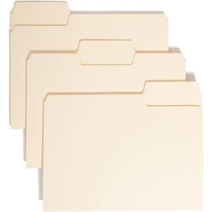 Smead SuperTab File Folder, Oversized 1/3-Cut Tab, Letter Size, Manila, 24 Per Pack (11920)