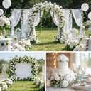12pcs Off White Roses Artificial Flowers, Realistic Silk Velvet Fake Flowers with Long Stems for Valentines Day Wedding Bouquets Home Decoration Party & DIY Floral Arrangements (Off White)