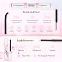 DIY Lash Extensions Kit 280PCS Individual Lashes Clusters,9-16mm MIX 30D Fluffy and Natural False Eyelashes,Wispy and Volumn,with Lash Bond and Seal,Tweezers,Glue Remover,Easy Use At Home