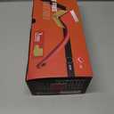 MEKER Grill Brush Bristle Free, Grill Cleaner Brush with 3 BBQ Replacement Head, Seamless Scraper Tool for Cast Iron, Stainless Steel Grates, Safe Grill Scraper Outdoor BBQ Grill, Red