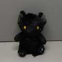 Black Cat Microwavable 1.5 lbs Unscented Heating Pad for Women and Kids- Cute Soft Cozy Pillow Plush Heatable Warm Stuffed Animals - Kawaii Hot and Cold Plushie - Black Cat Gifts for Girls and Women