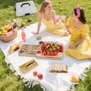 Charcuterie Board with Lid - Bamboo charcuterie Boards, Portable Travel Charcuterie Board, Gifts for Housewarming, Weddings & Women