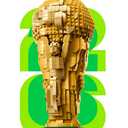 LEGO Editions FIFA World Cup Official Trophy Building Set - Kit for Display in Bedroom, Home Office, Book Shelf - Soccer Fans Collectible - with World Cup 2026 Minifigure - Gift for Fans - 43020