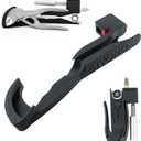 Plier Organizer Compatible with knipex Pliers and mini Ratchet, 2 Magnetic Tray for Screwdriver Bits with Back Clip, 3-in-1 Multi-Function Pliers Case - Ideal Tool Storage Method, Black