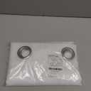 NICETOWN White Sheer Curtains 84 inches Long - Home Decoration Grommet Airy & Lightweight Elegant Window Treatments with Light Filtering for Bedroom/Living Room (2 Panels, W54 x L84)