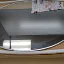 SCWF-GZ 30x20 Oval Mirror Round Wall Mounted Hanging/Against Wall Silver